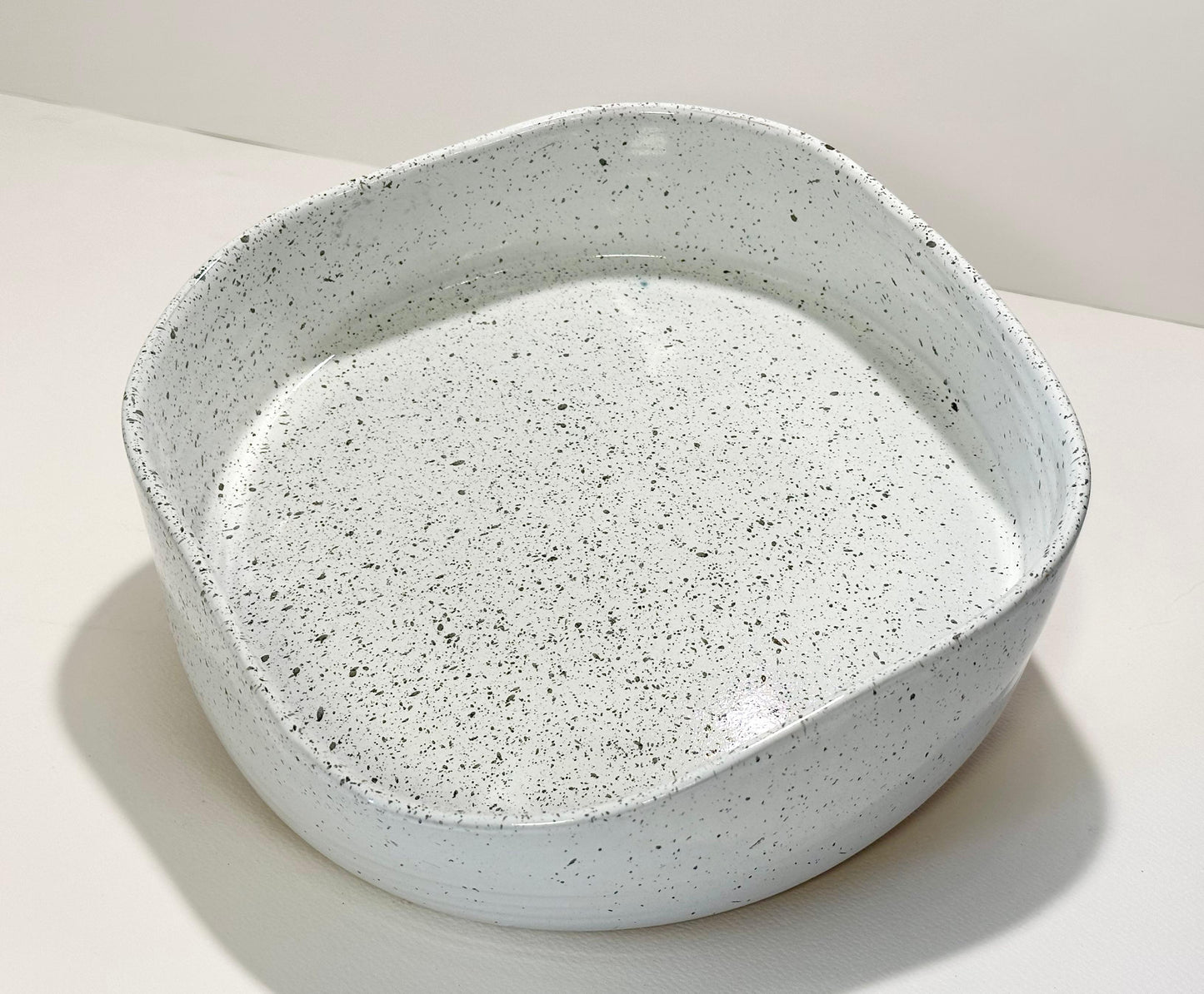 Square Wavy Bowl (White)